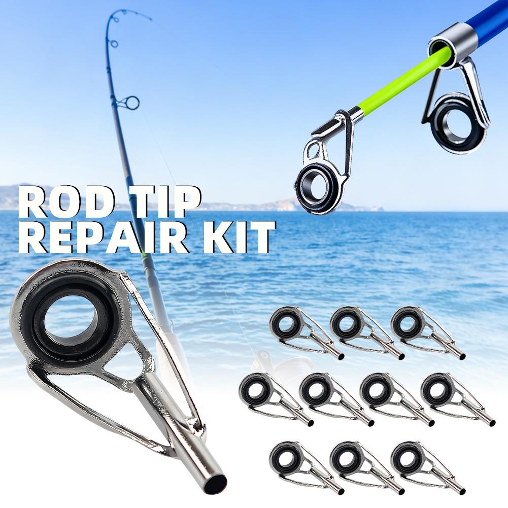 10PCS Metal Fishing Top Rod Gu - Fishing Line Winder review and price